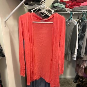 Orange cardigan